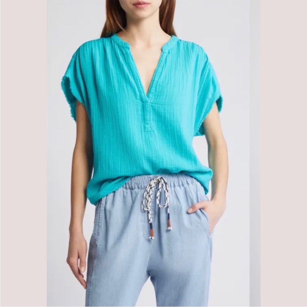 NWOT Xirena Kane Gaudencia cotton gauze top - Picture 10 of 10